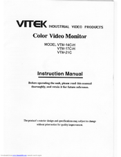 Vitek VTM-17-C-H Instruction Manual