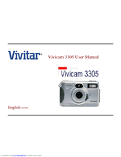 Vivitar Vivicam 3305 User Manual