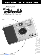 Vivitar Vivicam 3540 User Manual