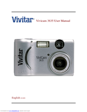 Vivitar Vivicam 3635 User Manual