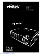 Vivitek D330WX User Manual