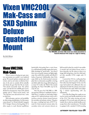 Vixen Sphinx SXD Brochure