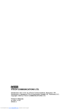 Vtech VT 9125 User Manual