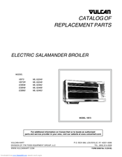 Vulcan-Hart ESB36 Catalog Of Replacement Parts