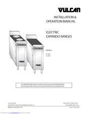 Vulcan-Hart E12FP Installation & Operation Manual