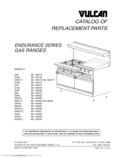 Vulcan-Hart G60F Replacement Parts Manual