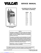 Vulcan-Hart ERC50 Service Manual