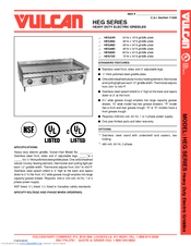 Vulcan-Hart HEG24R Specifications