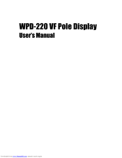 Wasp WPD220VF User Manual