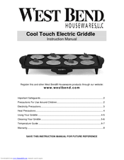 West Bend 76220 Instruction Manual