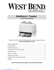West Bend 78220 Instruction Manual