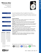 Western Digital WD Caviar WD800BB Specifications