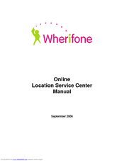 Wherify Wherifone LSC User Manual