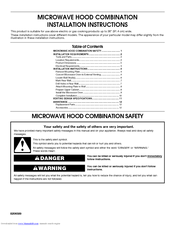 Whirlpool  GH7208XRS Installation Instructions Manual