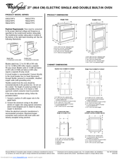 Whirlpool RBD277PV Dimension Manual