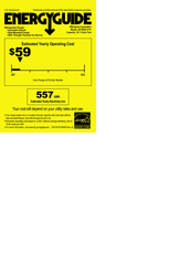 Whirlpool GC3NHAXVS - Side-By-Side Refrigerator Supplementary Manual