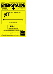 Whirlpool Gold GC5NHAXVS Supplementary Manual