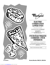 Whirlpool RMC305PVB - 30 Inch Microwave Combination Oven Use And Care Manual