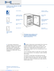 Sub-Zero UC-24BA/O Specifications