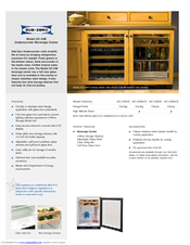 Sub-Zero UC-24BA/S Quick Start