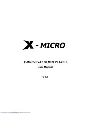 X-Micro XMP3G-F2G User Manual