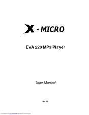 X-Micro XMP3U-F512 User Manual