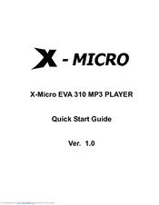X-Micro EVA 310 Quick Start Manual