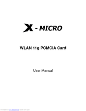 X-Micro XWL-11GPAG User Manual