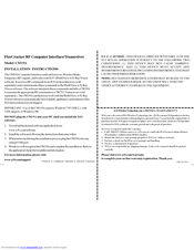 X10 CM19A Installation Instructions
