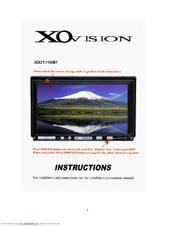 XOVision XOD1742BT Instructions Manual