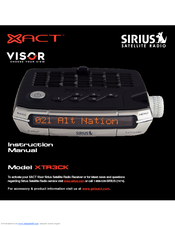 Xact Visor XTR3CK Instruction Manual