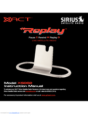 Xact Replay XS082 Instruction Manual
