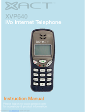 Xact XVP640 Instruction Manual