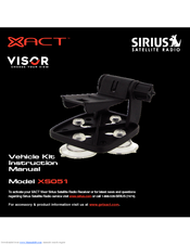 Xact Visor XS051 Instruction Manual