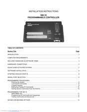 Xantech 590-10 Installation Instructions Manual