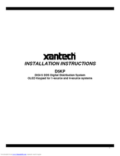 Xantech D5KP Installation Instructions Manual