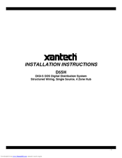 Xantech D5SH Installation Instructions Manual
