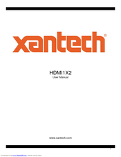 Xantech HDMI1X2 User Manual