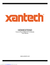 Xantech HDMIEXTEND User Manual