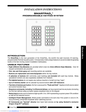 Xantech SmartPad3 PM110 Installation Instructions Manual