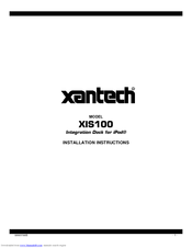 Xantech XIS100 Installation Instructions Manual