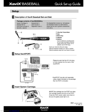 Xavix Baseball Quick Setup Manual