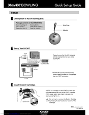 Xavix Bowling Quick Setup Manual