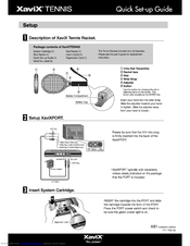 Xavix Tennis Quick Setup Manual