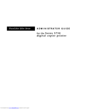 Xerox Phaser 750DP Administrator's Manual