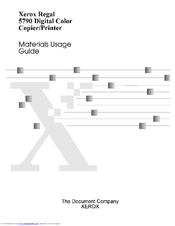 Xerox Regal 5790 Reference Manual