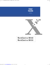 Xerox WorkCentre m940 User Manual