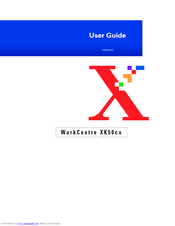 Xerox WorkCentre XK50cx User Manual