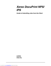 Xerox DocuPrint NPS Supplementary Manual