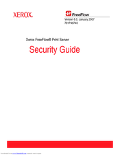 Xerox DocuPrint 100MX Security Manual